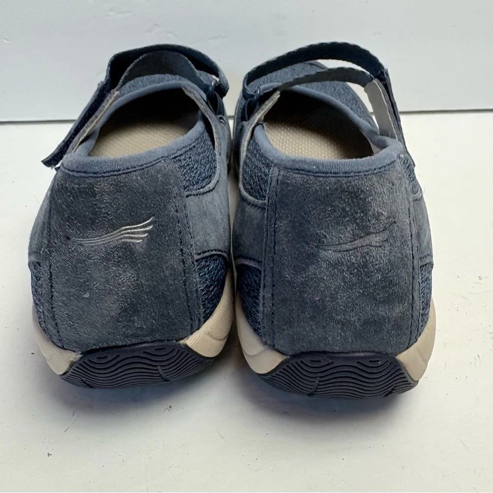 Dansko Blue Hennie and Cream Mary Jane Flats Size 39 8.5 9